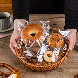 透明面包包装袋烘焙饼干吐司自封袋自粘包装三明治点心袋商用家用