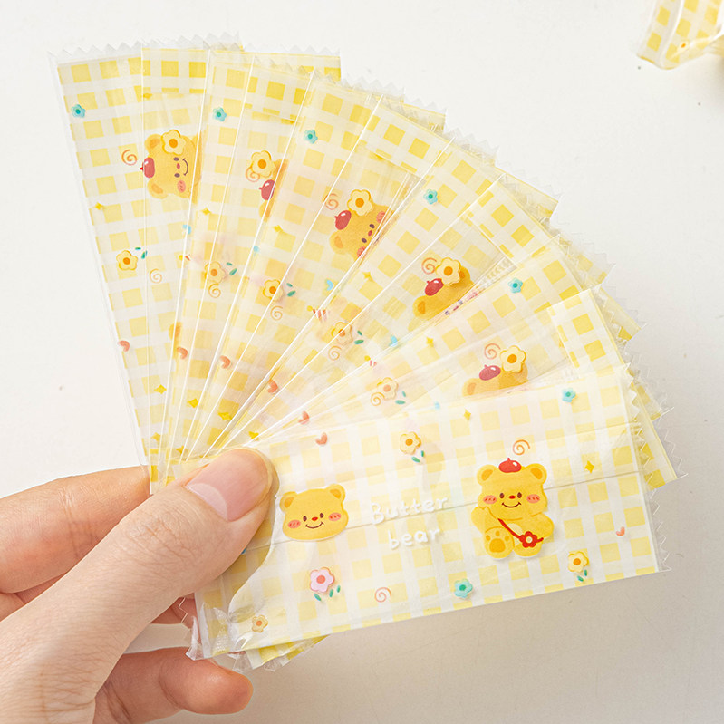 透明太妃牛轧糖果包装袋子机封口食品级专用独立小长方形打包手工