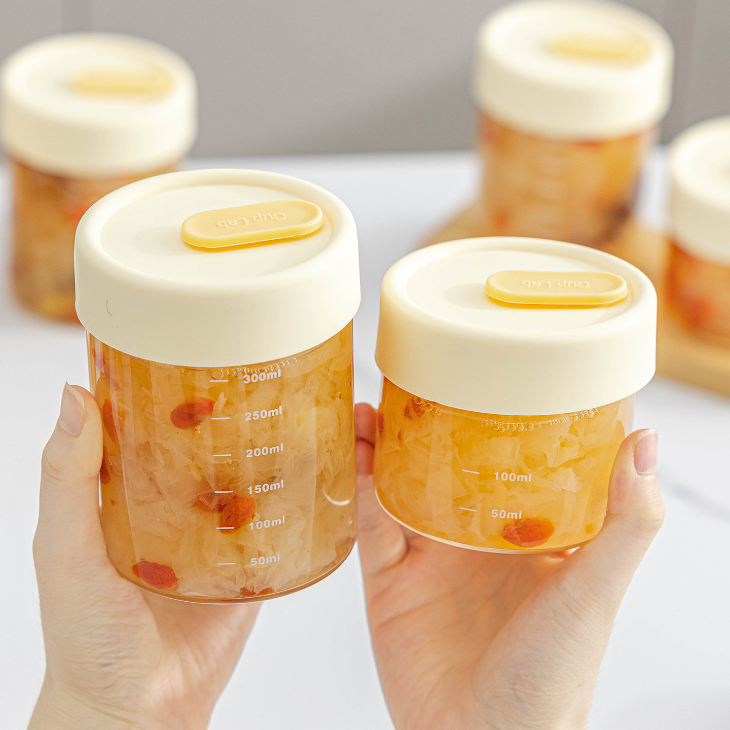 高硼硅玻璃保鲜盒带盖食品级可微波加热冰箱专用大容量小号带饭餐图片