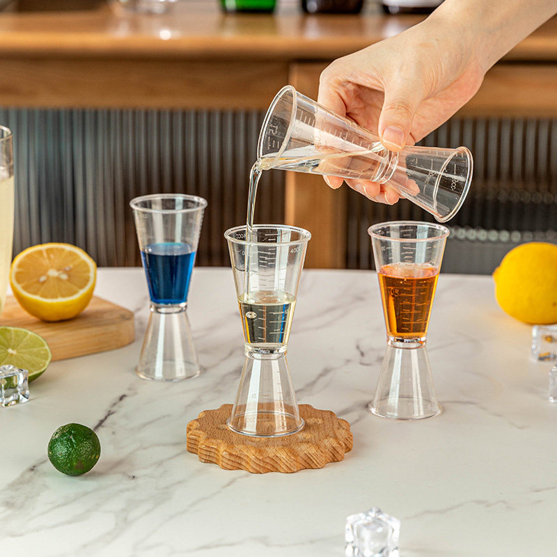 调酒工具双头量杯自制饮料带刻度