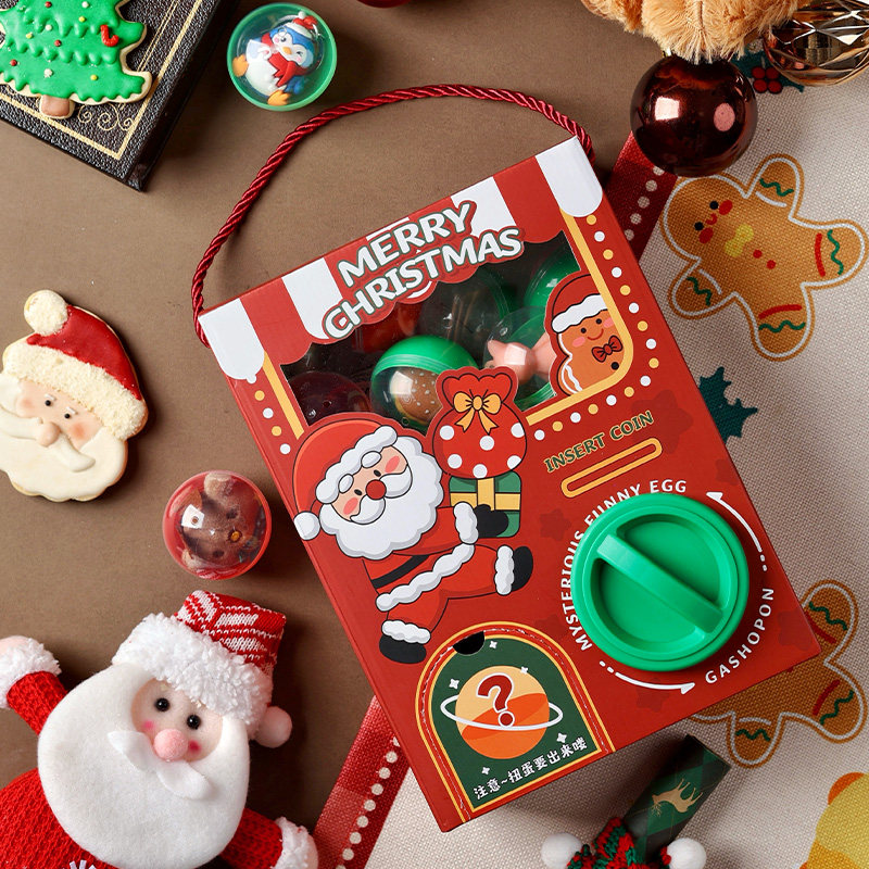 圣诞节扭蛋机盲盒送儿童小朋友创意DIY扭扭乐玩具礼品2024新款