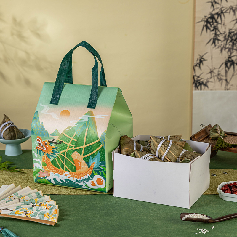 端午粽子包装袋子空手提保温冷隔热一次性定制装礼品2025新款商用