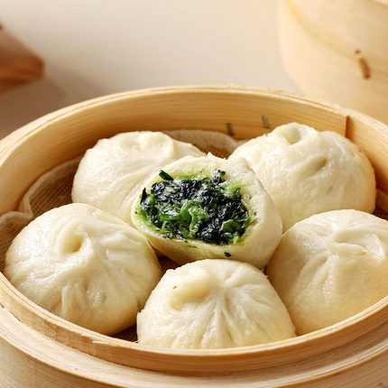 御小笼小笼包老面青菜健康小笼包子速食早餐半成品加热即食肉包