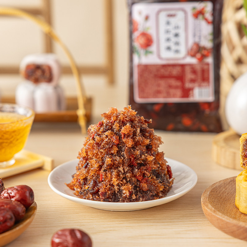 焙小姐五红玫瑰山楂月饼馅料冰皮广式桃山皮做包子蛋黄酥即食家用