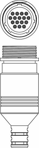 leuze D S-M12-5W-M, D U-M30-30A-M,,S U-M30-30A-M,16A-M插头