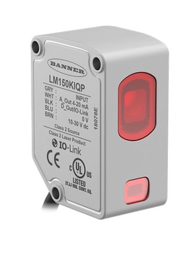 原装邦纳LM150KIQP LM80KIQP紧凑型精确激光测量传感器