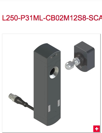 L250-P41ML-M12B8-UCA L250-P31ML-CB02M12S8-SCA leuze安全门锁