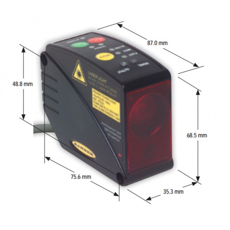 邦纳激光测距传感器