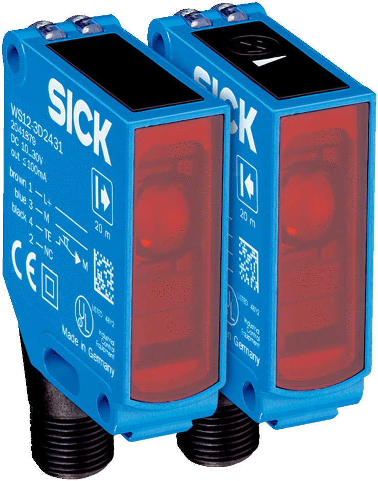 原装全新 西克SICK WE12-3P2431 2041881接收端-对射式光电传感器