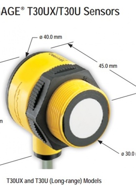 邦纳T30UIPA/PB,T30UUPA/PB,T30UDPA/PB超声波位移测距液位传感器
