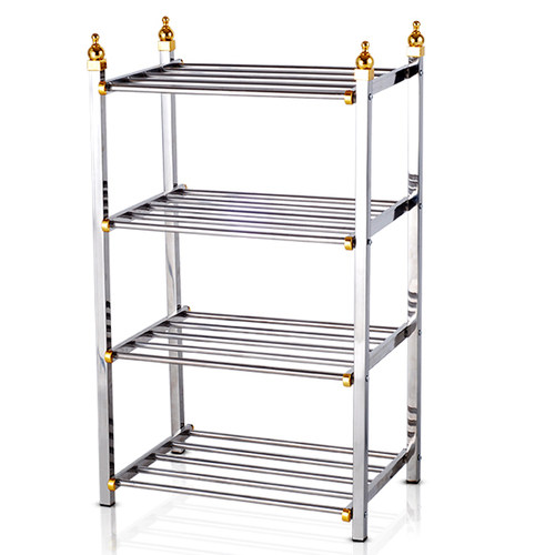 不锈钢浴室厨房置物架落地多层