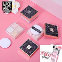 Phấn trang điểm bốn màu lỏng mới của Marco Andy bột phấn trang điểm bột mật ong kiểm soát dầu kéo dài che khuyết điểm bốn hình vuông. - Quyền lực phấn phủ eglips