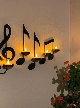 现货Samto Home Sol Anahtar? Dekoratif Mumluk音符左键装饰蜡