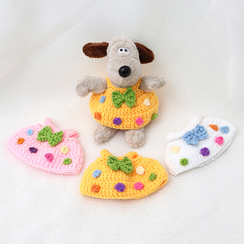 手工针织掌门狗服装配件