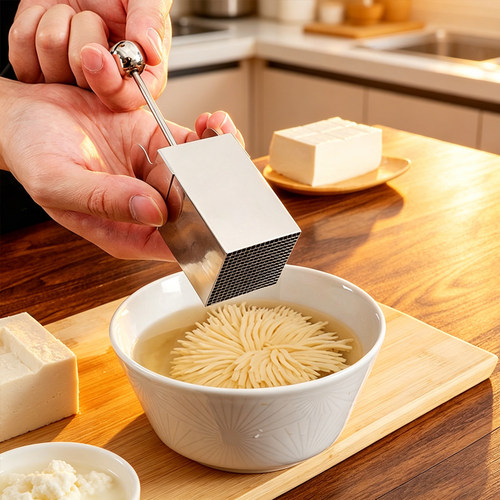 跨境tofu knife cut flowers菊花豆腐刀豆腐切花切丝模具不锈钢