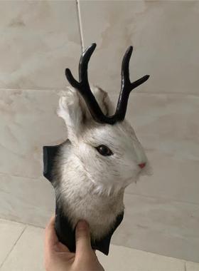 独立站爆款鹿角兔墙饰复