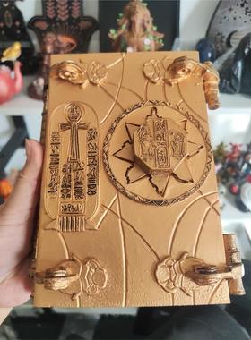 跨境新品木乃伊死亡之书book of the dead树脂工艺品摆件魔法书