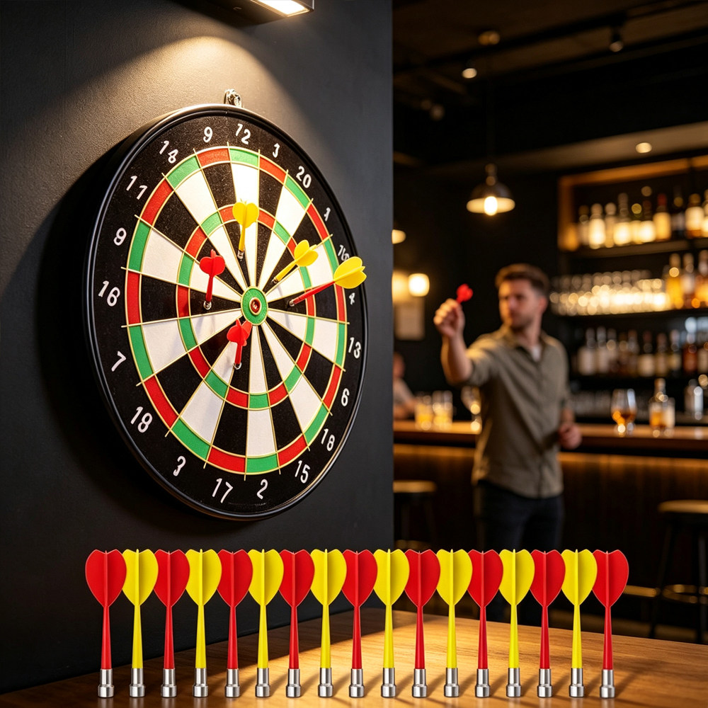 Dartboard飞镖盘套装 磁性飞镖比赛成人儿童飞镖靶吸铁石磁铁飞标