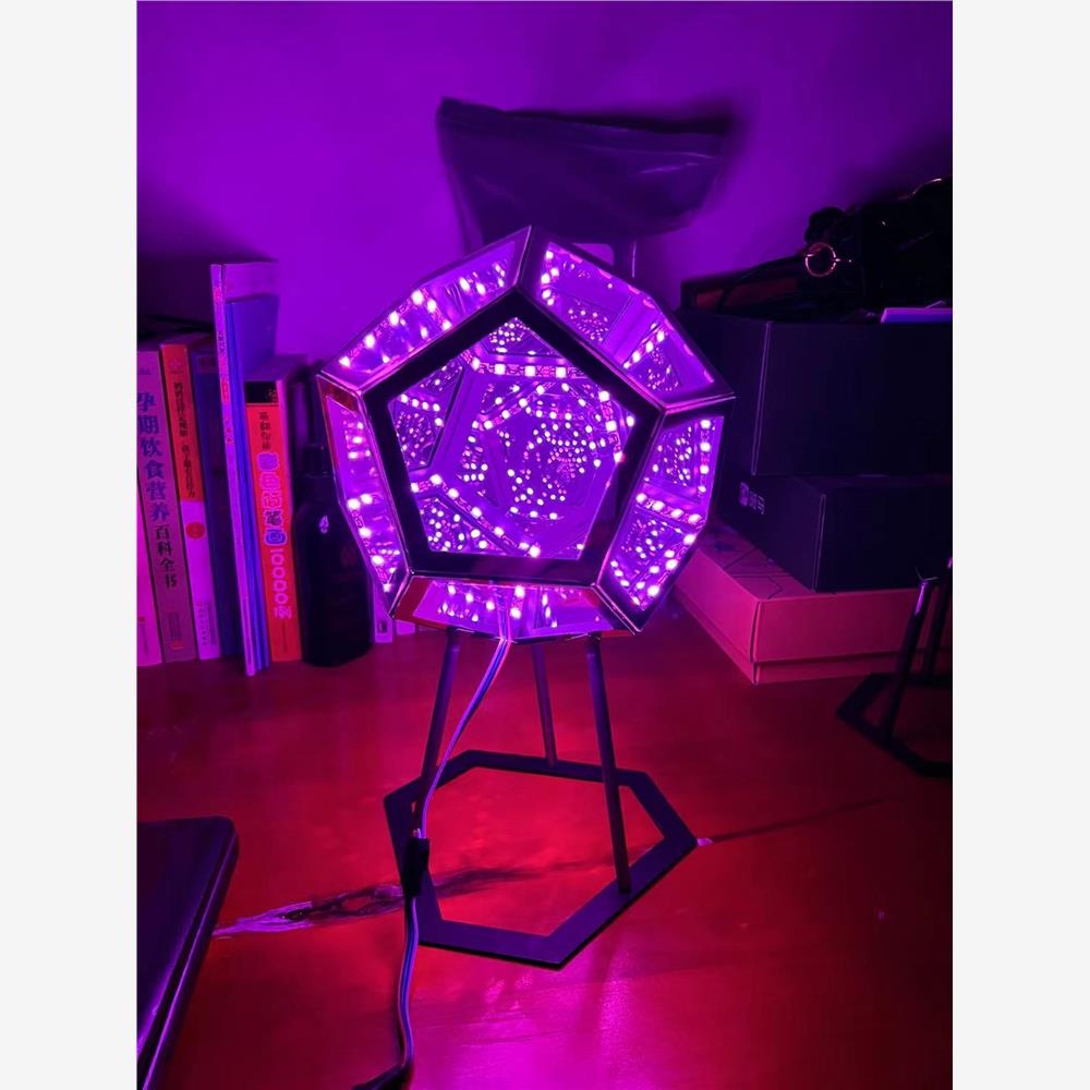 创意酷炫无限十二面体小