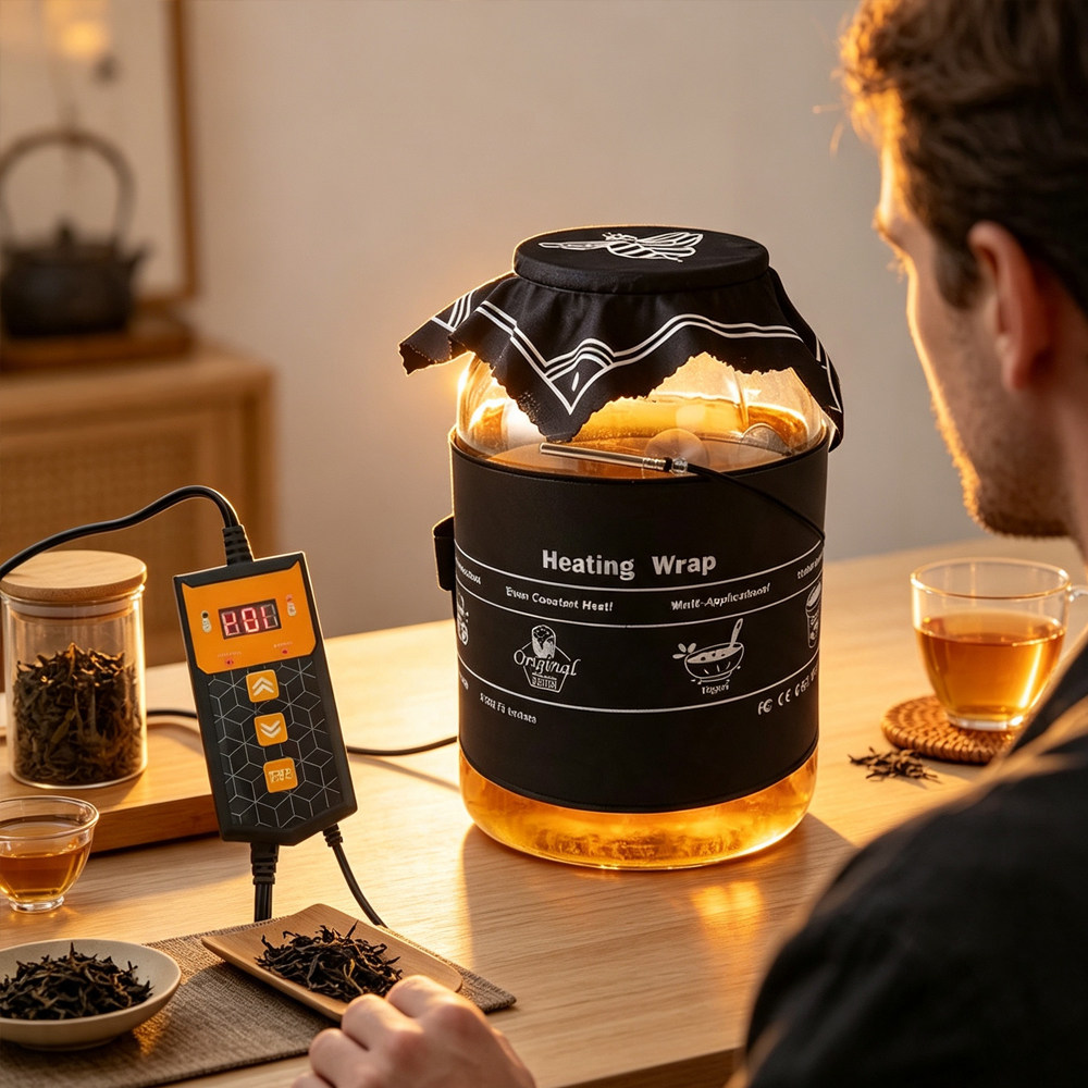 跨境康普茶酿造发酵加热垫红茶啤酒加热带智能恒温酸奶发酵专用