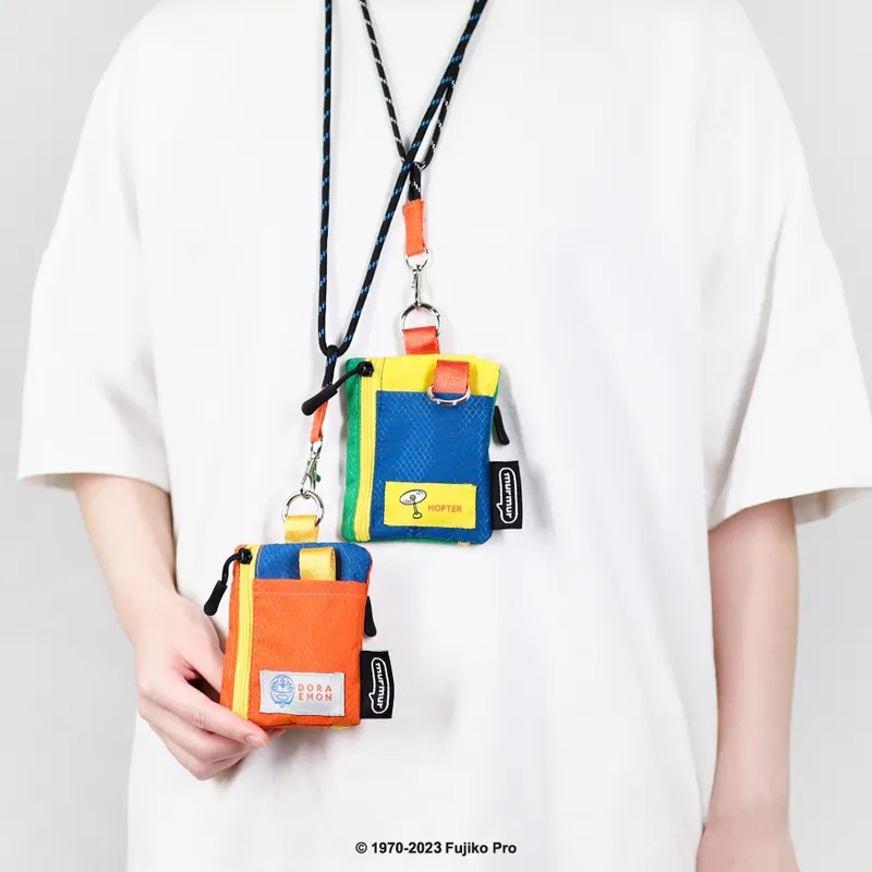 small satchel哆啦A梦卡通迷你零钱包卡包钥匙包潮流斜挎小挂包