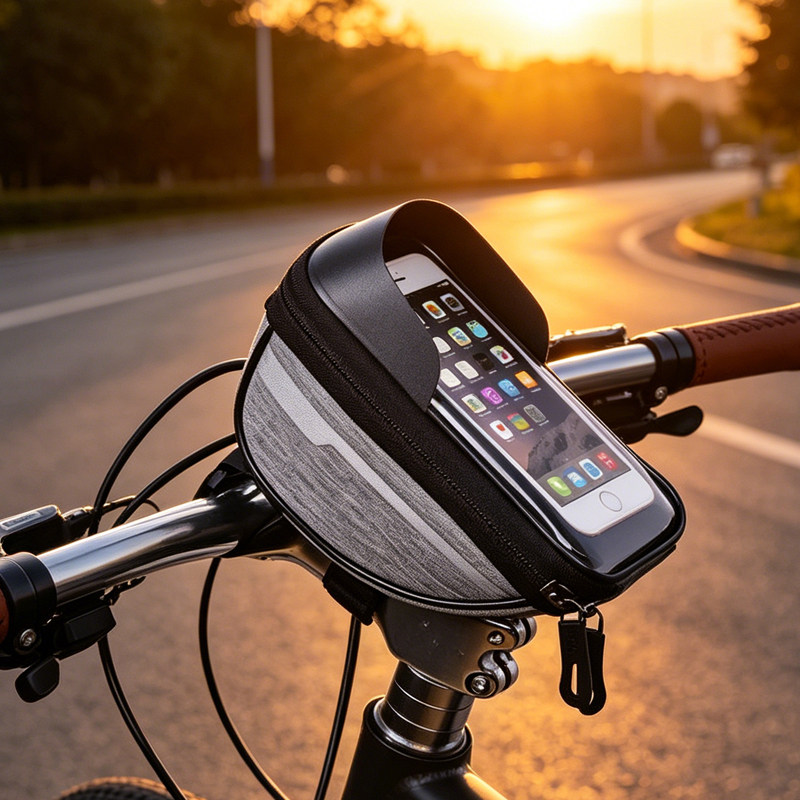 Bike bag自行车包单车车把包前梁帽檐包骑行防泼水包可触屏手机包