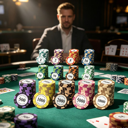 Texas poker chips德州筹码币专用麻将筹码币积分币码子积分币
