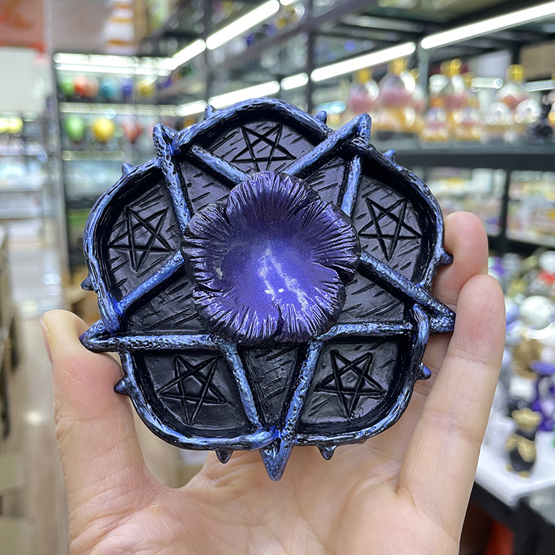 水晶球树脂底座五星盘摆