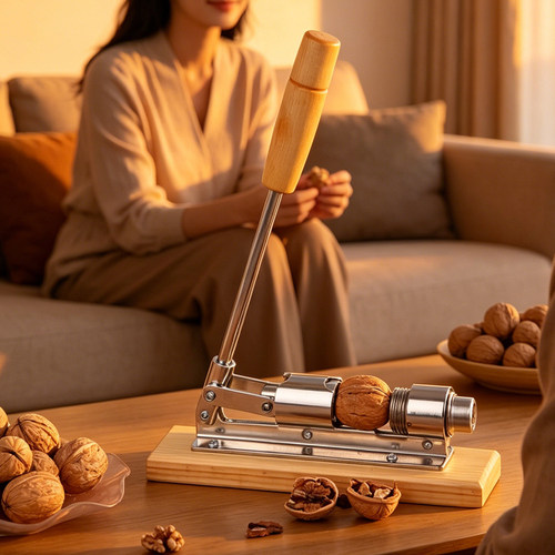 跨境Walnut cracker机械式核桃机核桃夹榛子夹坚果剥壳器核桃夹