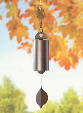 跨境独立站 Heroic Windbell 户外风铃庭院装饰树叶风铃复古金属