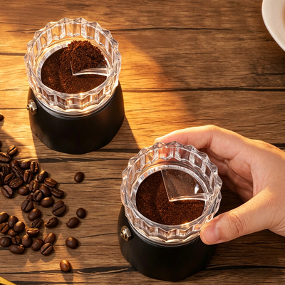 Moka pot distributor摩卡壶布粉器咖啡壶接粉环无压转转快速布粉