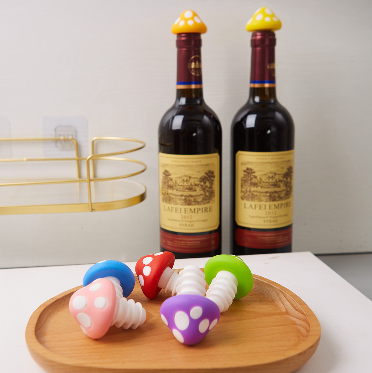 跨境Wine cork硅胶红酒塞蘑菇香槟酒塞葡萄酒瓶塞洋酒塞啤酒塞子