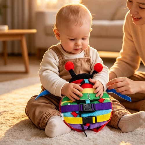 跨境early education toys儿童早教玩具 智力开发甲虫猫头鹰动物