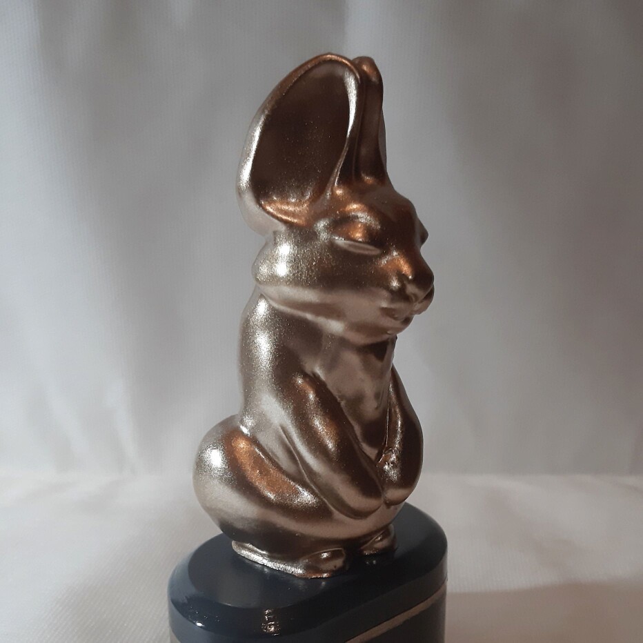 跨境新品兔子摆件树脂金