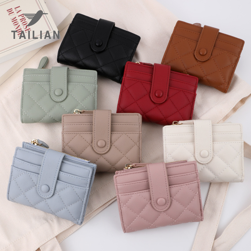 2026新款 coin purse绣线小香风零钱包多卡位小钱包女款高级感
