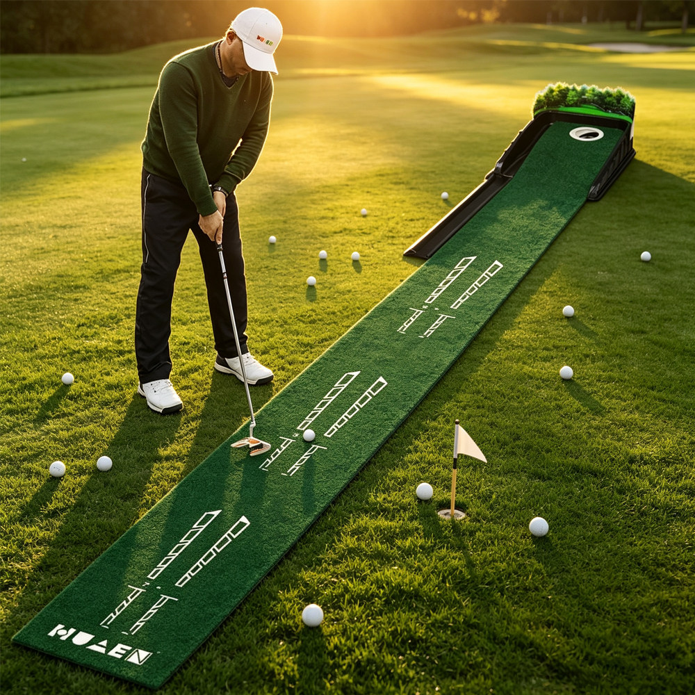 跨境Golf putting trainer 3D箭头款高尔夫果岭室内外推杆练习器