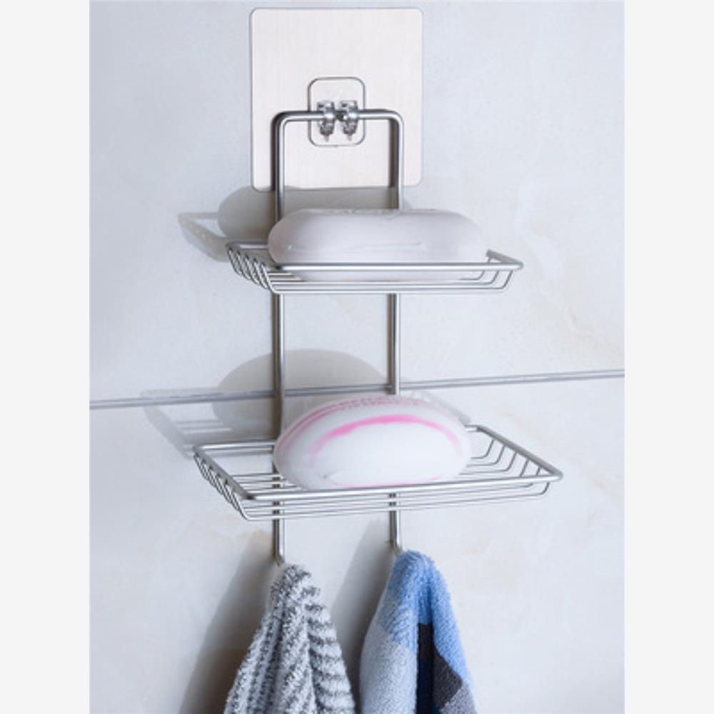 肥皂架免打孔洗碗巾置物