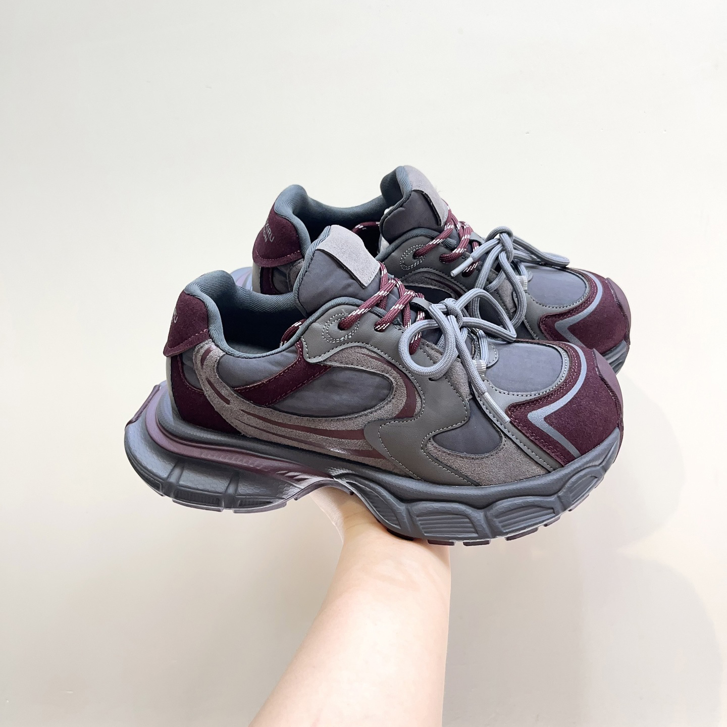 复古风松糕厚底增高老爹鞋