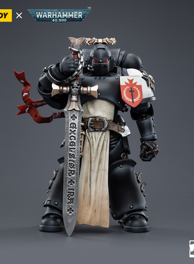 现货JOYTOY暗源战锤40K 黑色圣堂帝皇勇士罗兰特斯 1/18模玩