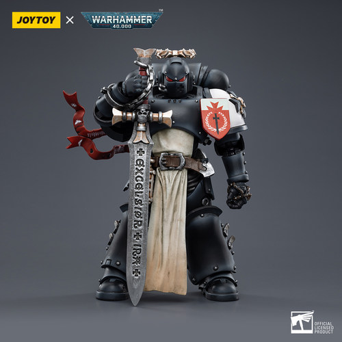 现货JOYTOY暗源战锤40K 黑色圣堂帝皇勇士罗兰特斯 1/18模玩
