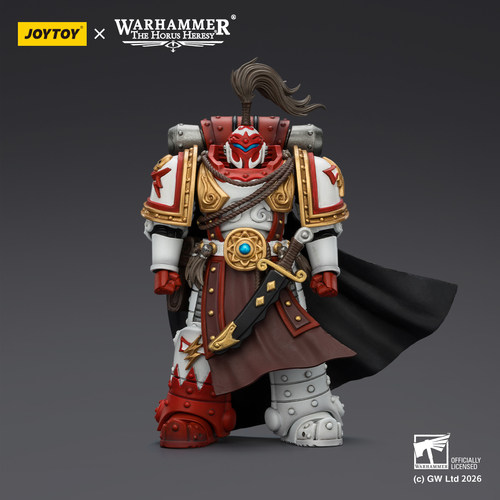 现货JOYTOY 暗源 战锤30K 白疤军团 希布可汗 赎罪者 1/18 模玩
