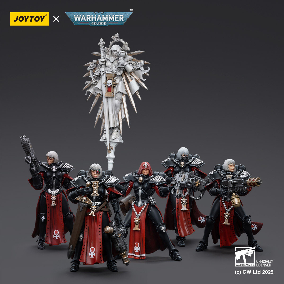 JOYTOY暗源 战锤40K 1/18 修女会 战斗修女小队 5PCS 模玩