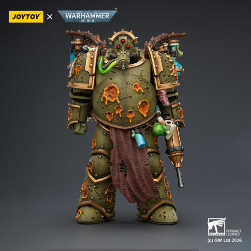现货JOYTOY 暗源 战锤40K 死亡守卫 病毒精炼者 1/18 模玩