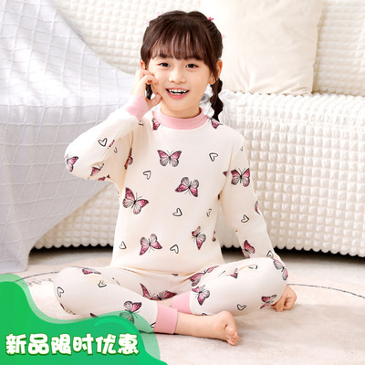 儿童秋衣套装春秋冬秋裤纯棉a类