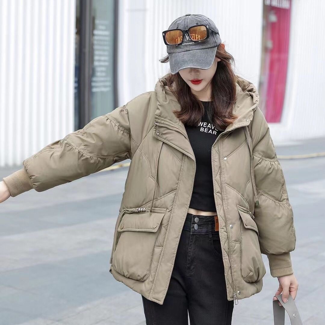 短款羽绒服女爆款2024冬季新款韩版宽松加厚连帽小个子白鸭绒外套,女装/女士精品,羽绒服,淘宝优惠券,粉丝福利购,淘宝优惠卷