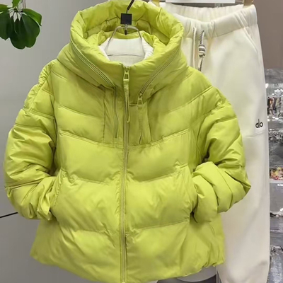 白色短款羽绒服女冬季2025新款
