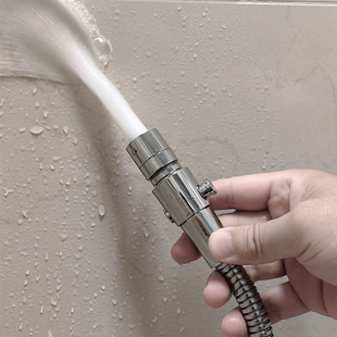 超小迷你喷头气泡柔和出水婴儿宝宝洗澡洗头小号一键止水直头花洒