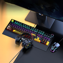牧马人真机械键盘鼠标套装有线电竞三件套游戏专用电脑笔记本外设