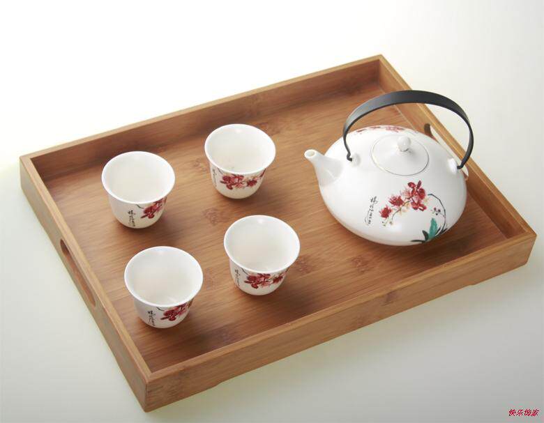 快乐饰家 宜龙正品 优质孟宗竹茶托
