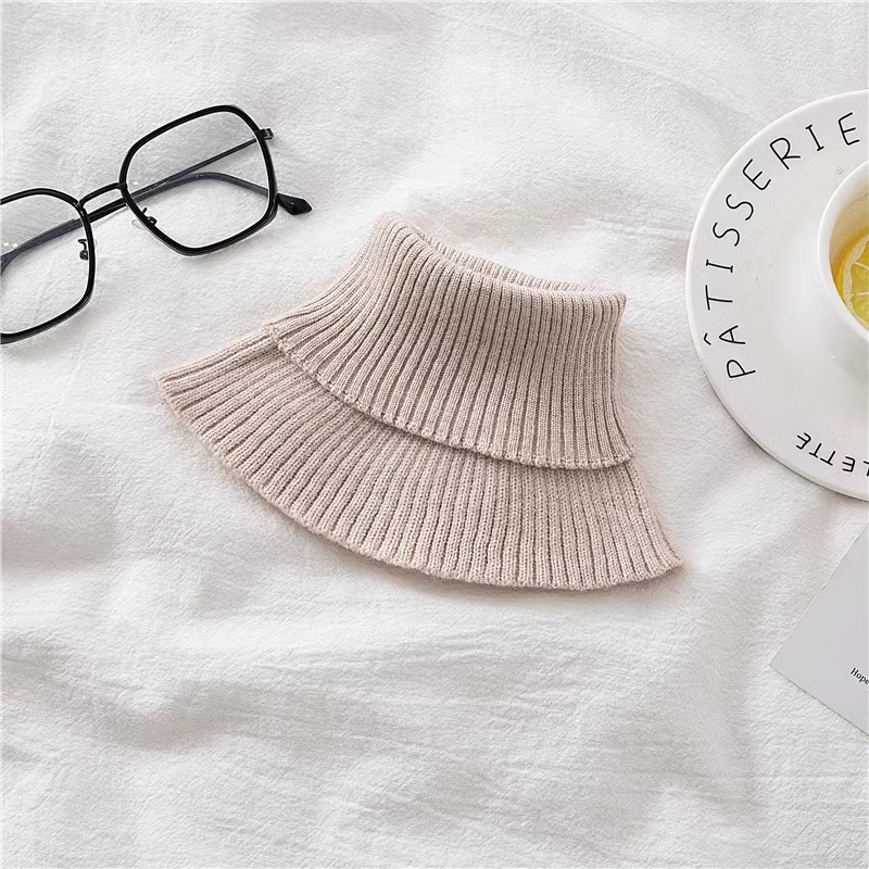 围脖围巾秋冬百搭保暖针织假领